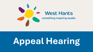 Appeal Hearing notice.